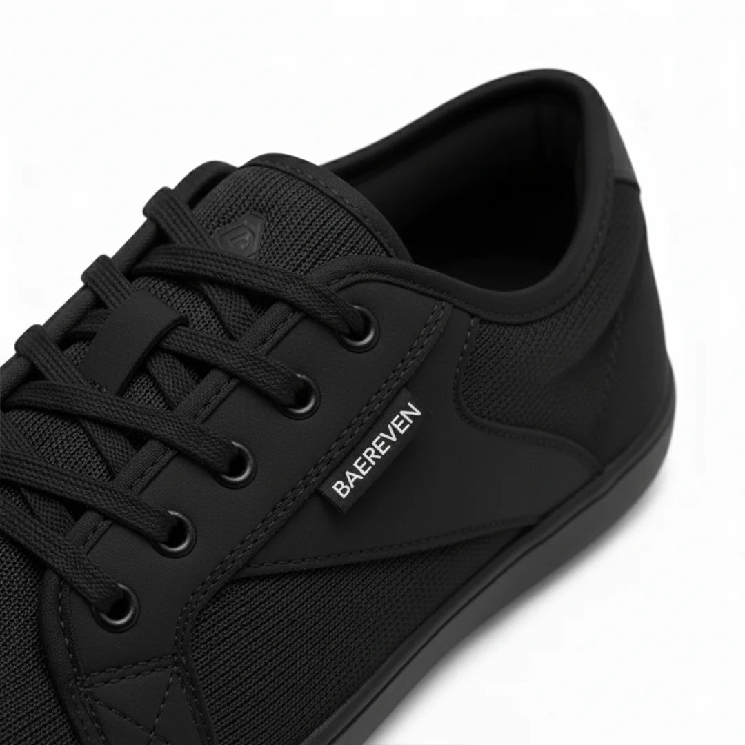 BAEREVEN - Court Barefoot Sneakers - Zwart