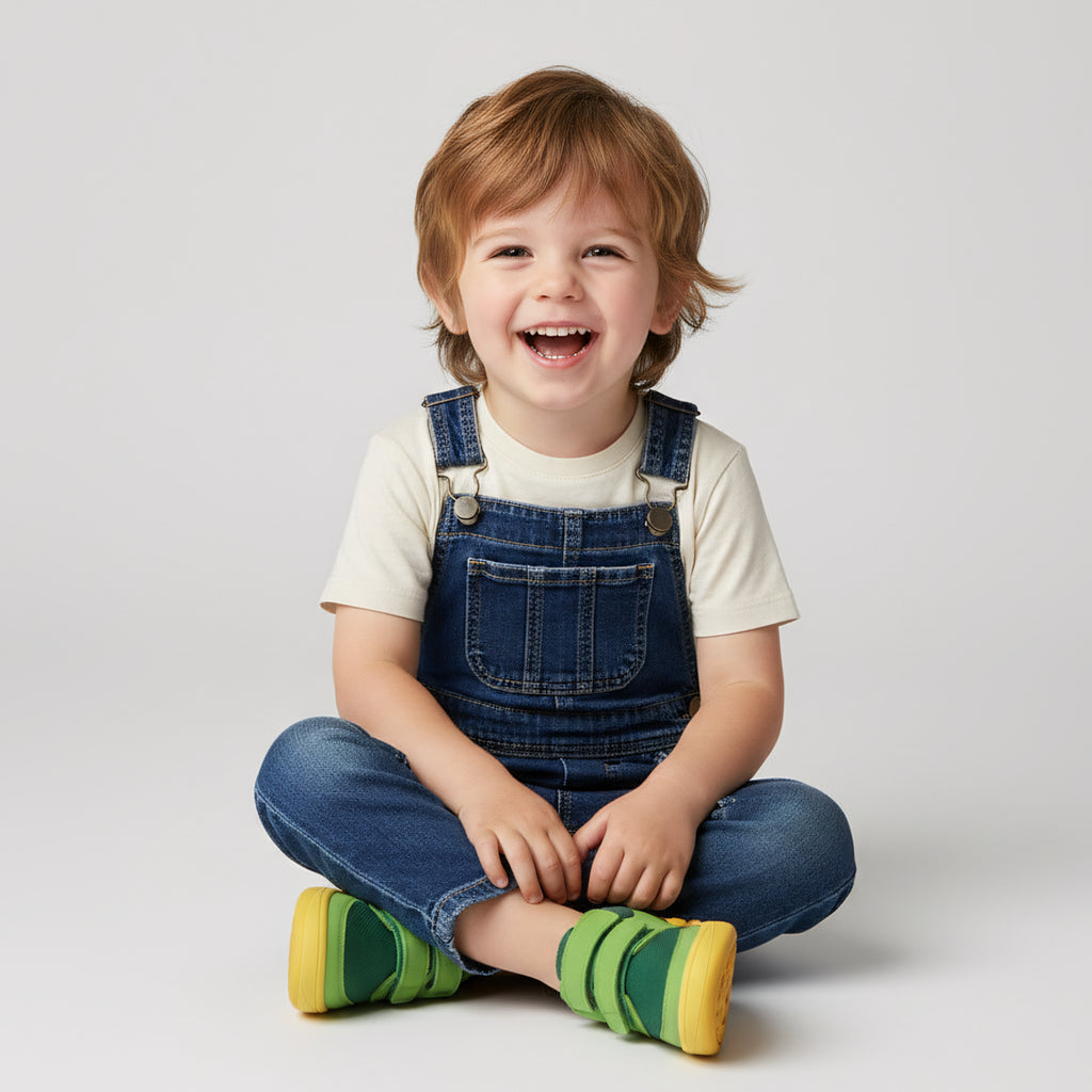 BAEREVEN - Ivy - Barefoot Kinderschoenen - Groen