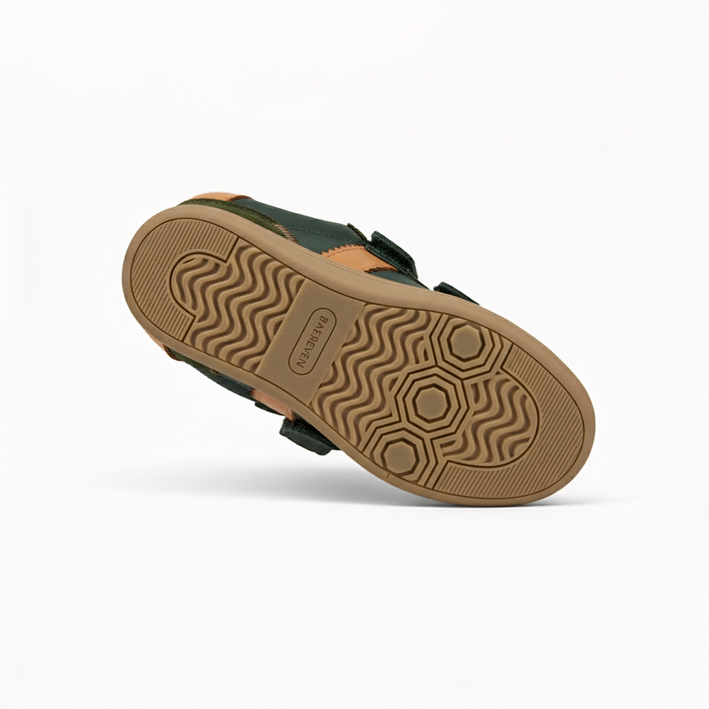 BAEREVEN - Kiddy - Barefoot Kinderschoenen Groenblauw