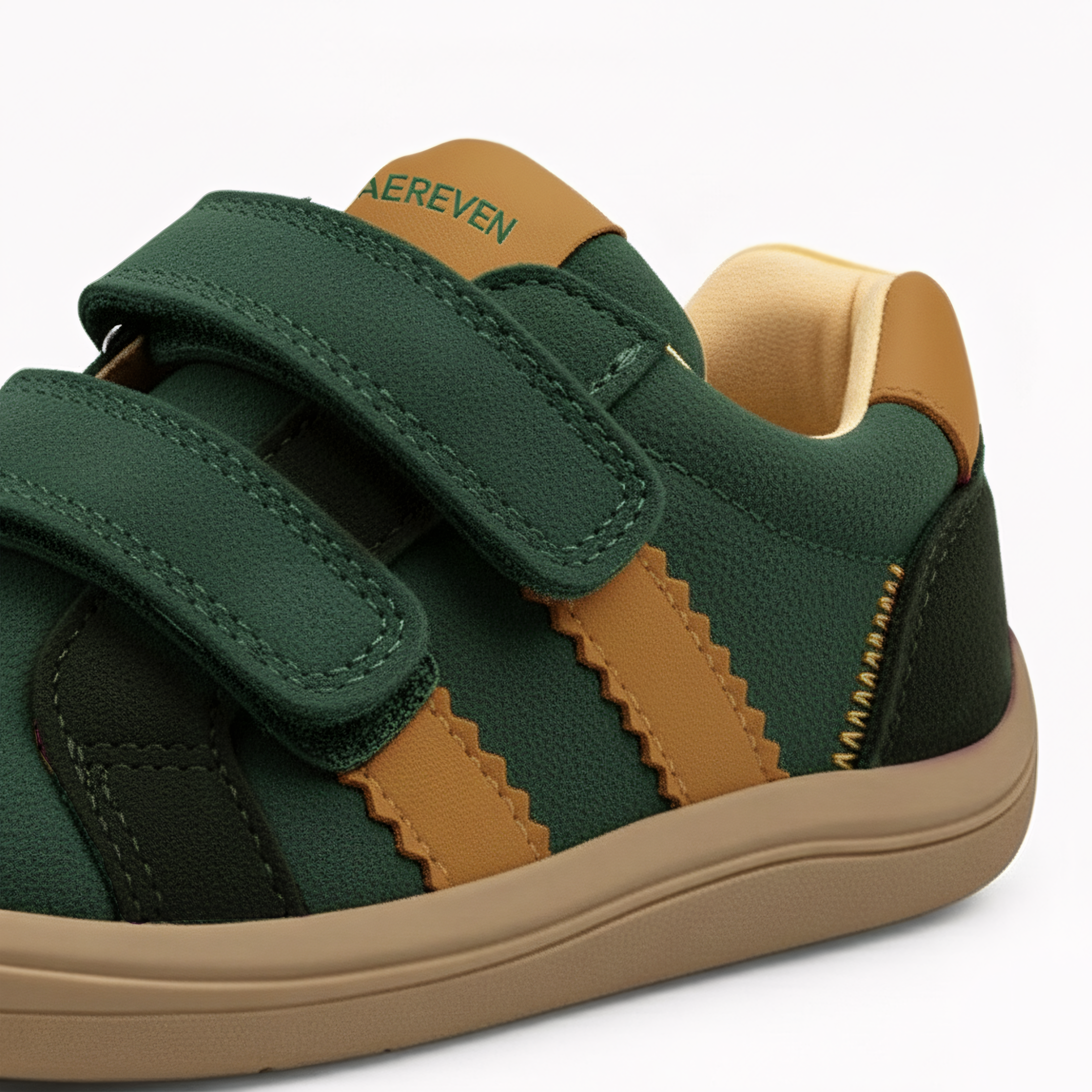 BAEREVEN - Kiddy - Barefoot Kinderschoenen Groenblauw