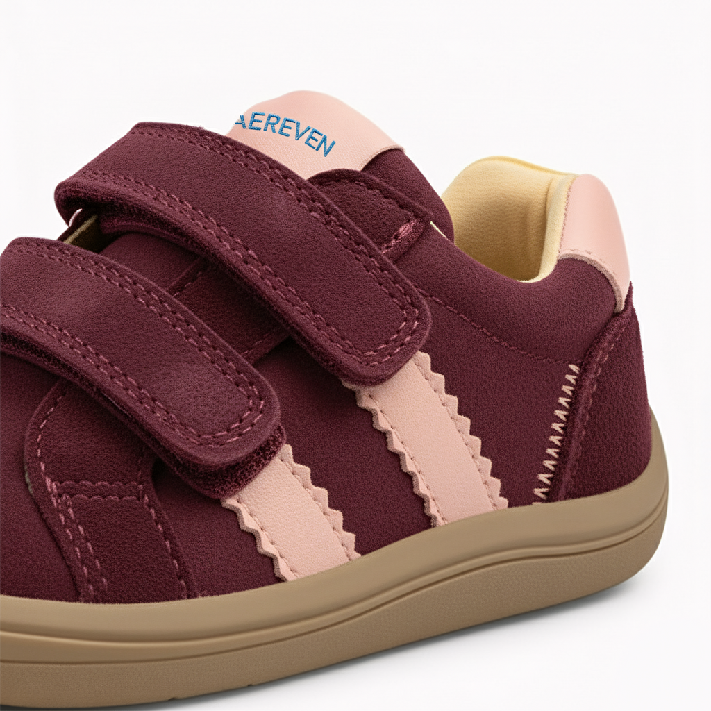 BAEREVEN - Kiddy - Barefoot Kinderschoenen Rood roze