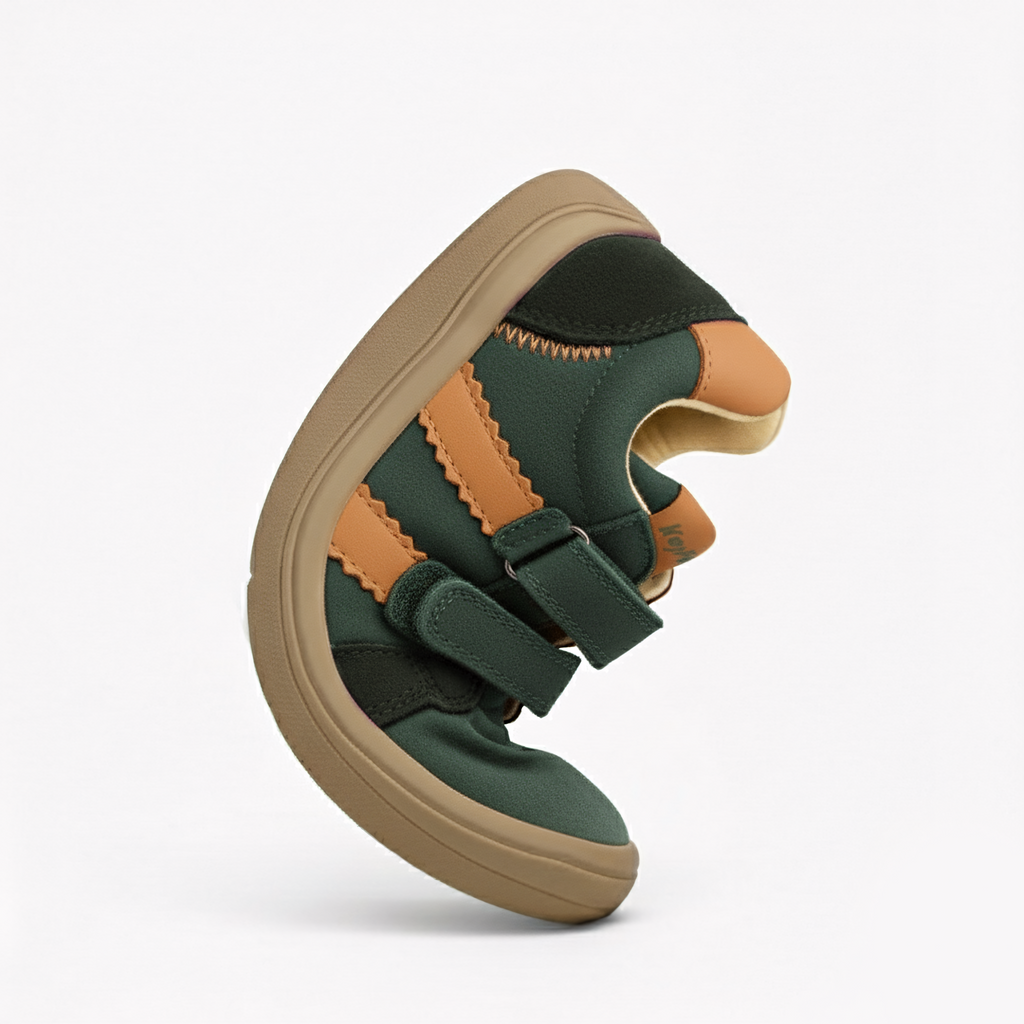 BAEREVEN - Kiddy - Barefoot Kinderschoenen Groenblauw