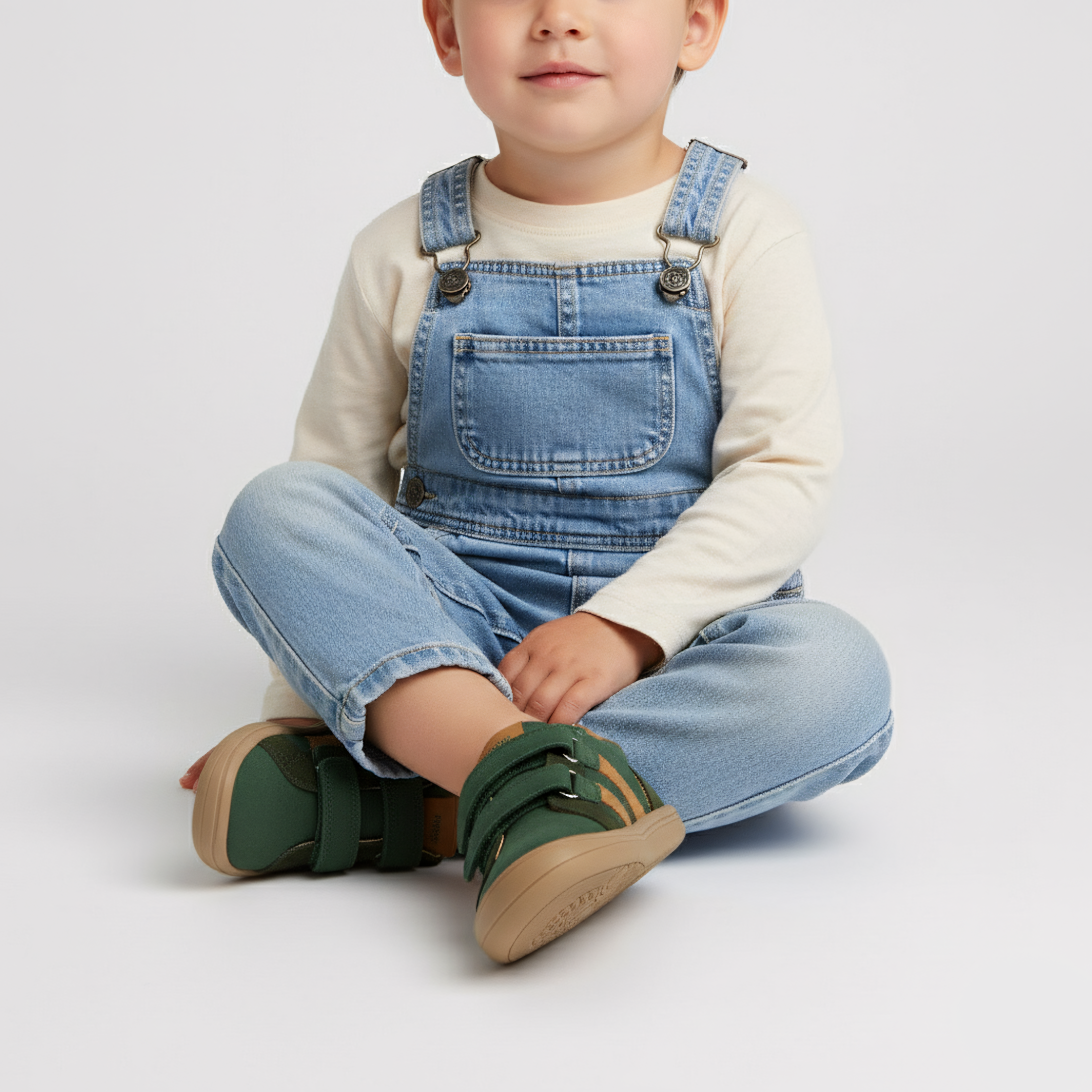 BAEREVEN - Kiddy - Barefoot Kinderschoenen Groenblauw