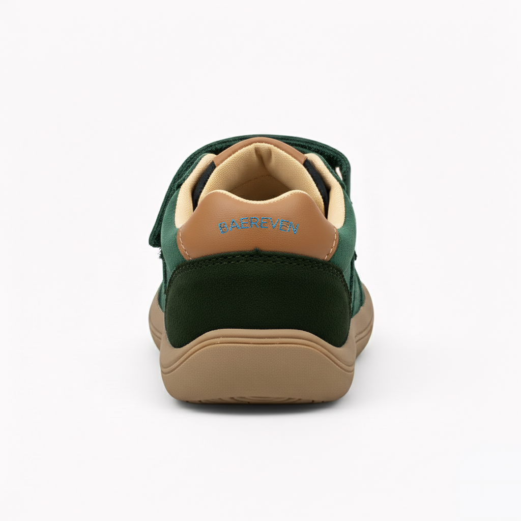 BAEREVEN - Kiddy - Barefoot Kinderschoenen Groenblauw