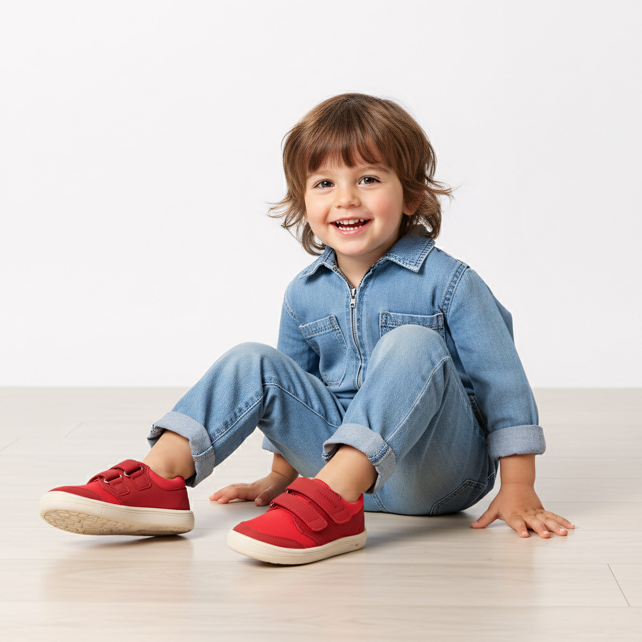 BAEREVEN - Ivy - Barefoot Kinderschoenen - Rood
